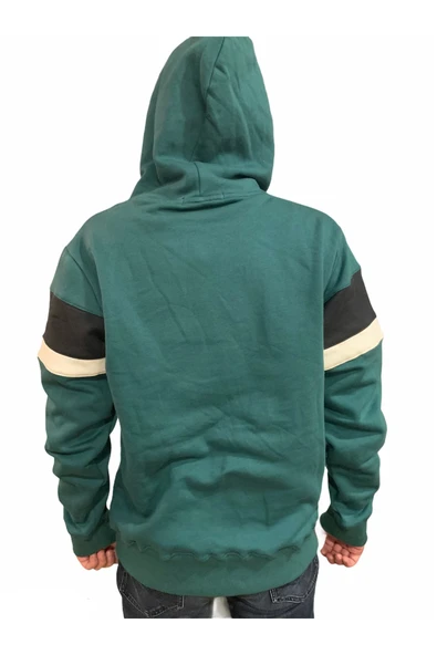 Erkek Yeşil Sweatshirt - Resim 3