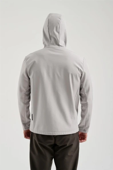 Exuma H Sshell Jacket M Erkek Mont Stone 2111161-058 - Resim 4