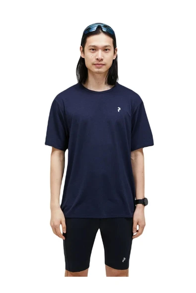 M Trail Ss Erkek T-shirt G79467010 Mavi ürün görseli 1