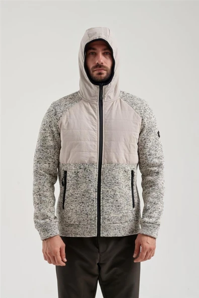 Exuma Erkek Bej Polar Sweat 2311136 - Resim 4