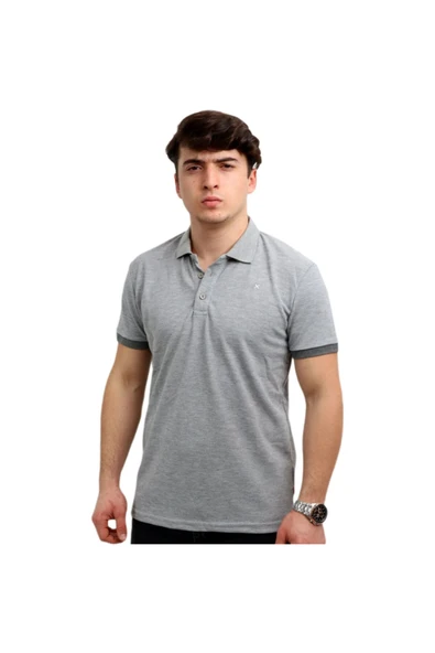 Exuma Polo T-shırt M Erkek Tişört 1912048-057 Gry ürün görseli 1