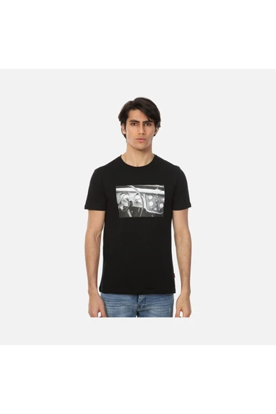 John Frank Baskılı Regular Fit Bisiklet Yaka % 100 Pamuk Cool T Shirt Erkek T Shirt JFTCOOL10 ürün görseli 1