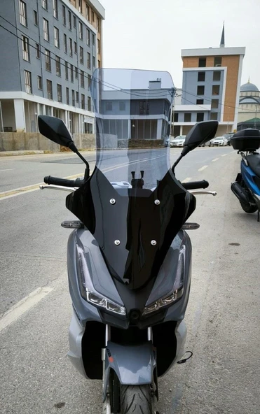 MOTOCAM Arora Beatrix 150 Ön Cam 2023-2026 Model 78cm Füme Renkli 4mm UZUN ürün görseli 1