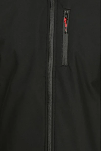 2011069 ERKEK SOFTSHELL OUTDOOR SİYAH MONT - Resim 3