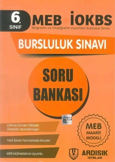 6. Sınıf Bursluluk Sınavı Soru Bankası Ardışık Yayınları ürün görseli 1