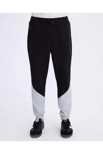 Nisty Pant Erkek Gri-Siyah Regular Eşofman Altı