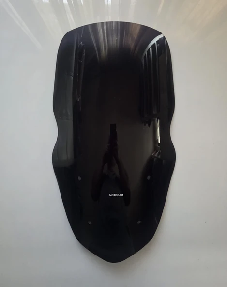 MOTOCAM Küba Newcity 50 Ön Cam 2023-2026 Model 58cm Siyah Renkli 4mm ORJİNAL BOYLU ürün görseli 1