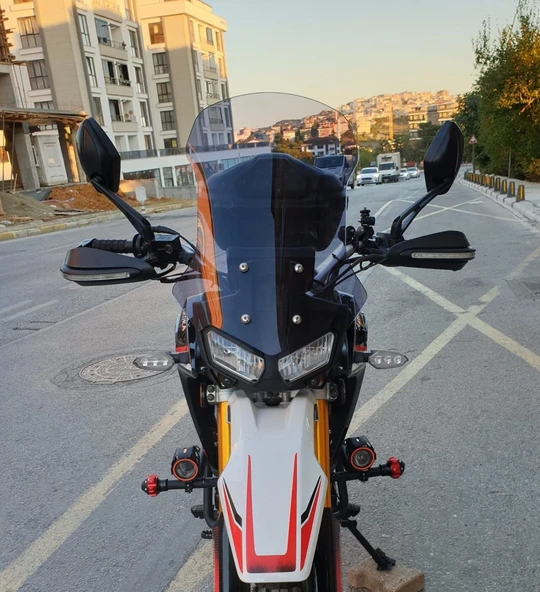 MOTOCAM Arora CR 250 Ön Cam 2025-2026 Model 55cm Füme Renkli 4mm ürün görseli 1