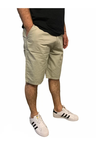 Superfly Chino Erkek Gri Şort 21706-05 - Resim 2