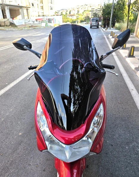 MOTOCAM Honda PCX Ön Cam 2011-2013 Model 59cm Siyah Renkli ORTA BOYLU ürün görseli 1
