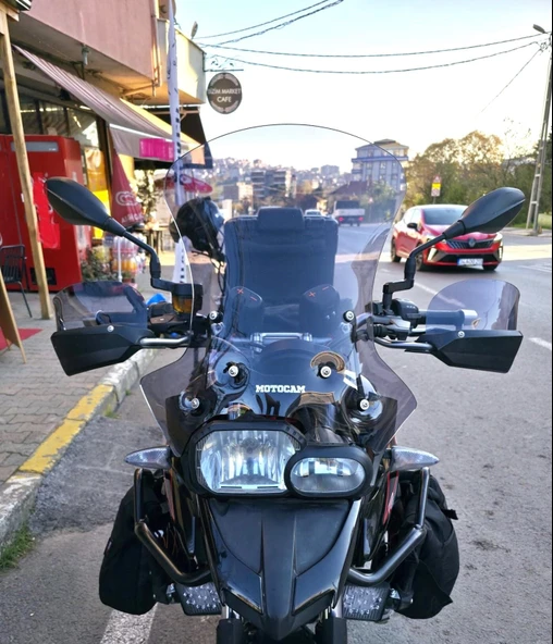 MOTOCAM BMW F 700 Ön Cam 2012-2019 Model 56cm Füme Renkli 4mm ürün görseli 1