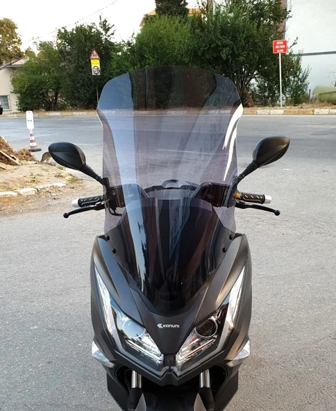 MOTOCAM Kanuni Reha 250 Ön Cam 2022-2026 Model 72cm Füme Renkli 4mm UZUN ürün görseli 1