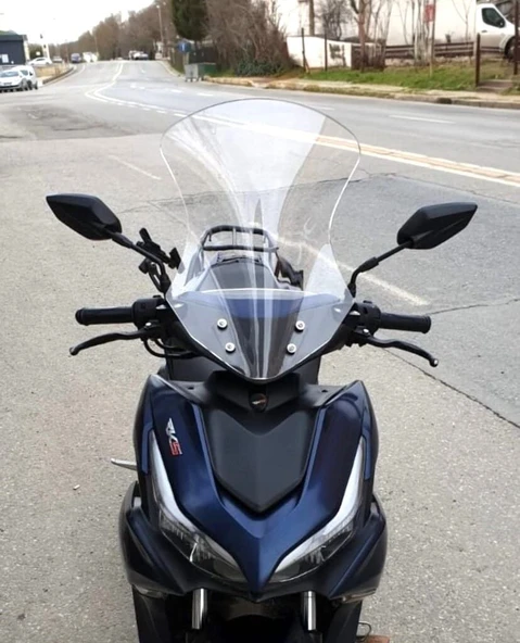MOTOCAM Motolüx IST 34  Ön Cam 2025-2026 Model 54cm Şeffaf Renkli 4mm ürün görseli 1