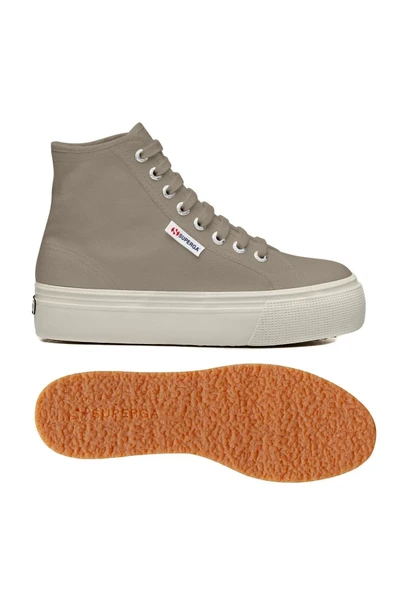 2708 Hi Top Kadın Gri Bilekli Sneaker ürün görseli 1