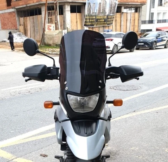 MOTOCAM Bmw F 650 GS Ön Cam 2004-2007 Model 45cm Siyah Renkli 4mm İADE YOKTUR ürün görseli 1