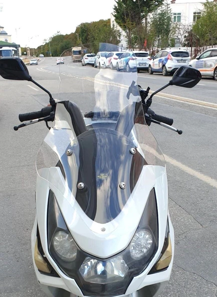 MOTOCAM Daelim S3 Advance Ön Cam 2010-2018 Model 77cm Şeffaf Renkli 4mm ürün görseli 1