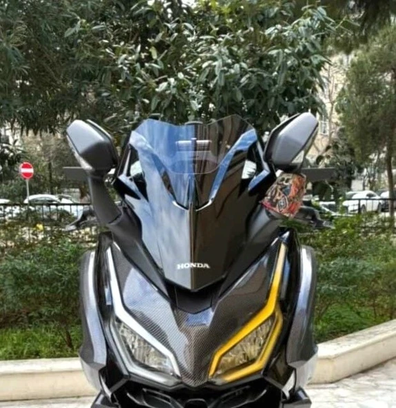 MOTOCAM Honda Forza 250 Ön Cam 2021-2026 Model 43cm Füme Renkli 4mm ürün görseli 1