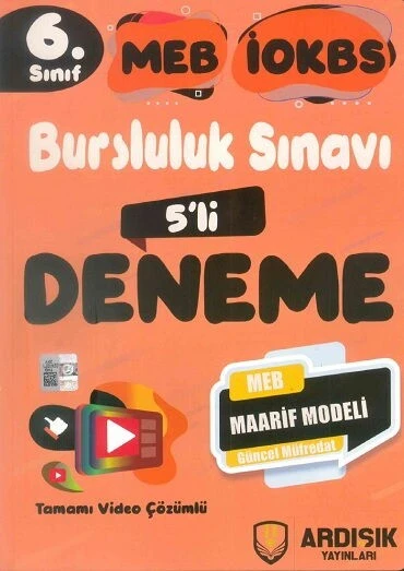 6. Sınıf Bursluluk Deneme Sınavı Ardışık Yayınları ürün görseli 1