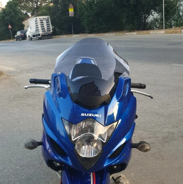 MOTOCAM Suzuki GSX 650 F Ön Cam 2008-2012 Model 40cm Füme Renkli ürün görseli 1