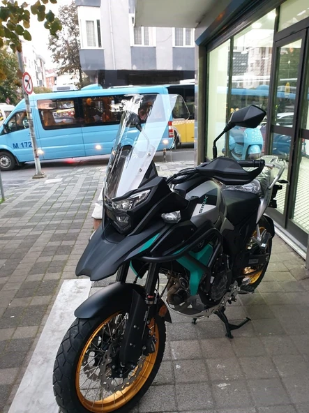 MOTOCAM Java RVM 500 Ön Cam 2021-2026 Model 53cm Şeffaf Renkli 4mm - Resim 6