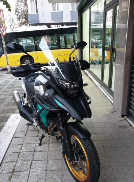 MOTOCAM Java RVM 500 Ön Cam 2021-2026 Model 53cm Şeffaf Renkli 4mm - Resim 8