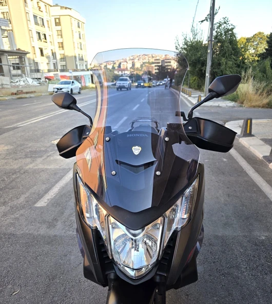 MOTOCAM Honda NC 750 D İntegra Ön Cam 2014-2020 Model 68cm Füme Renkli 4mm ürün görseli 1