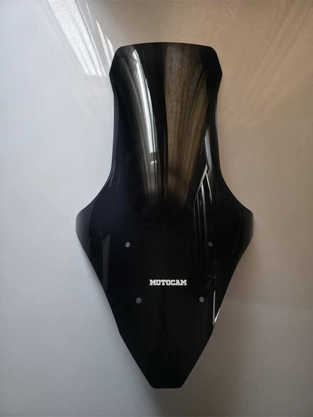 MOTOCAM Motolüx Mtx 125 Ön Cam 2022-2026 Model 78cm Siyah Renkli 4mm UZUN ürün görseli 1