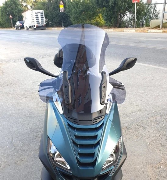 MOTOCAM Peugeot Metropolis SW 400 Ön Cam 2021-2026 Model 68cm Füme Renkli 4mm ürün görseli 1