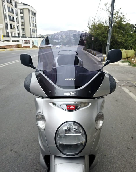 MOTOCAM Aprilia Scarabeo 500 Ön Cam 49cm 2003-2008 Model Füme Renkli 4mm ürün görseli 1