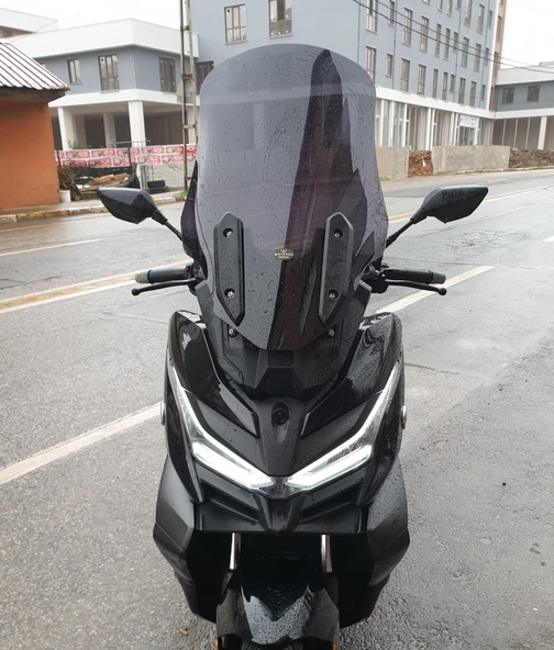 MOTOCAM Voge SR4 Ön Cam 2022-2026 Model 70cm Siyah Renkli 4mm UZUN ürün görseli 1