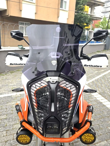 MOTOCAM KTM 1290 Super Adventure Ön Cam 2021-2026 Model 41cm Siyah Renkli ürün görseli 1