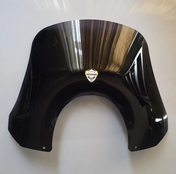 MOTOCAM Piaggio Beverly 500 Ön Cam 2001-2007 Model 35cm Siyah Renkli 4mm ürün görseli 1