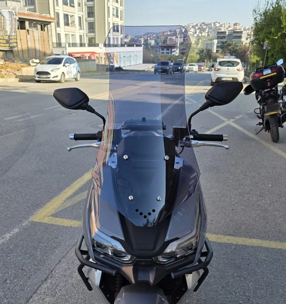 MOTOCAM RKS Freccia Ön Cam 2022-2026 Model 75cm Füme Renkli 4mm UZUN ürün görseli 1