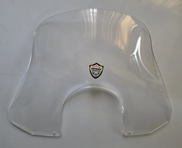 MOTOCAM Piaggio Beverly 500 Ön Cam 2001-2007 Model 35cm Şeffaf Renkli 4mm ürün görseli 1
