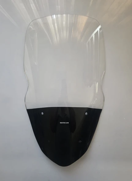 MOTOCAM Küba Newcity 125 Ön Cam 2023-2026 Model 58cm Şeffaf Renkli 4mm ORJİNAL BOYLU ürün görseli 1