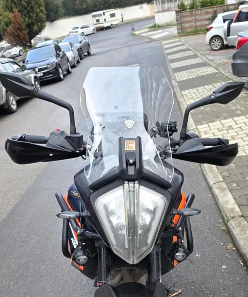 MOTOCAM KTM 390 Adv Ön Cam 2020-2024 Model 57cm Şeffaf Renkli 3mm APARATSIZDIR ürün görseli 1