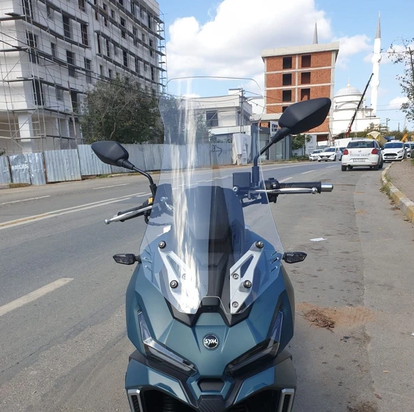 MOTOCAM SYM Adx 125 Ön Cam 2023-2026 Model 70cm Şeffaf Renkli 4mm ürün görseli 1