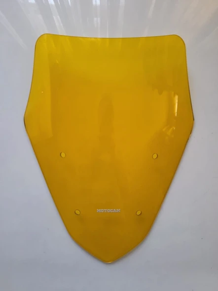 MOTOCAM Skyjet Rivero 125 Ön Cam 2024-2026 Model 43cm Sarı Renkli SPORTİF ürün görseli 1