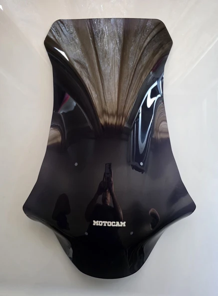 MOTOCAM Honda X-ADV 750 Ön Cam 2017-2020 Model 70cm Siyah Renkli 4mm UZUN ürün görseli 1