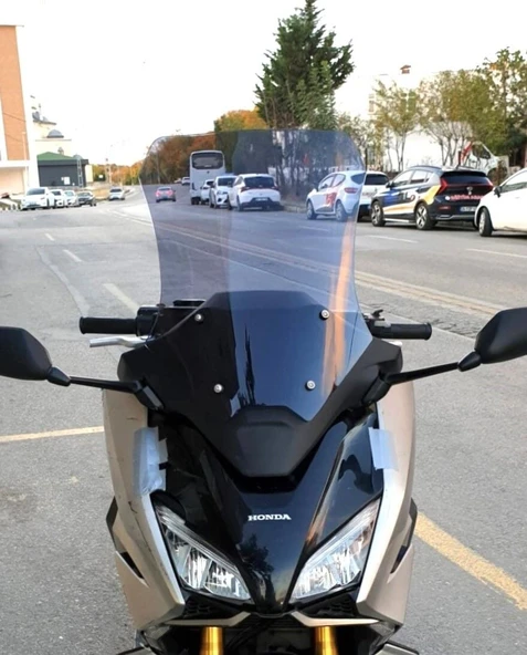 MOTOCAM Honda Forza NSS 750 Ön Cam 2021-2023 Model 60cm Füme Renkli 4mm ürün görseli 1