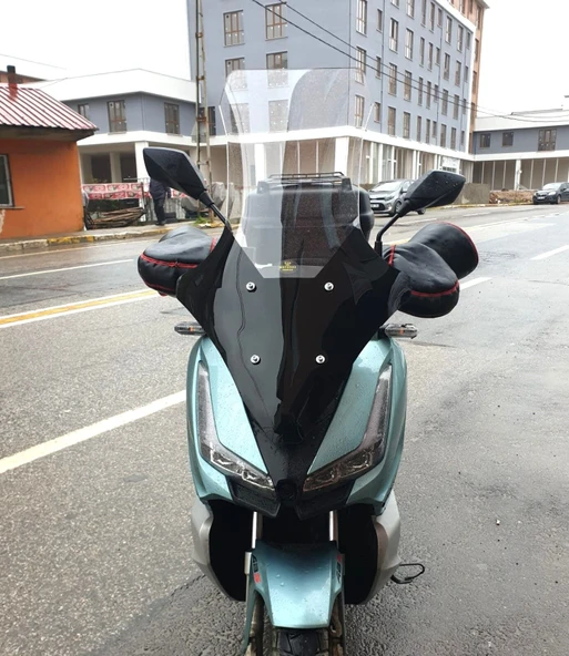 MOTOCAM Arora Beatrix 150 Ön Cam 2023-2026 Model 78cm Şeffaf Renkli 4mm UZUN ürün görseli 1
