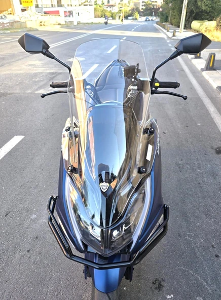 MOTOCAM Arora Safari PRO Ön Cam 2023-2026 Model 70cm Şeffaf Renkli 4mm ORİJİNAL BOYLU ürün görseli 1