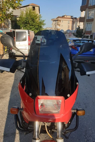 MOTOCAM Bmw F 650 Ön Cam 1993-2000 Model 43cm Siyah Renkli 4mm İADE YOKTUR ürün görseli 1