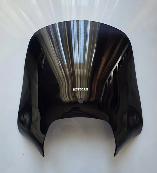 MOTOCAM Piaggio Beverly 350 Ön Cam 2010-2020 Model 43cm Siyah Renkli 4mm APARATSIZDIR ürün görseli 1