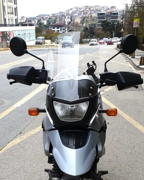 MOTOCAM Bmw F 650 GS Ön Cam 2004-2007 Model 45cm Şeffaf Renkli 4mm ürün görseli 1