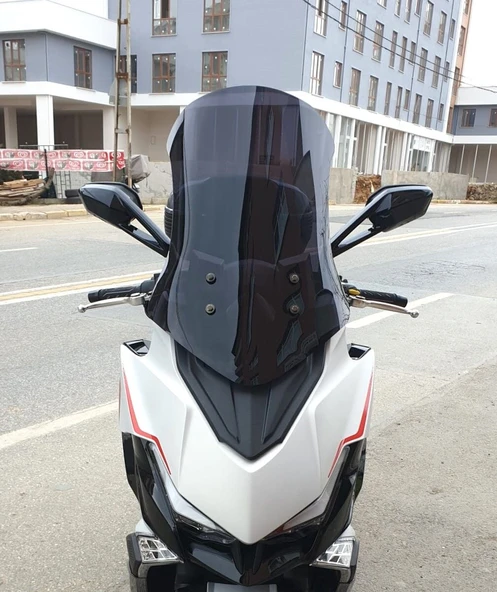 MOTOCAM Kymco Xciting VS 400 Ön Cam 2023-2026 Model 66cm Siyah Renkli 4mm ürün görseli 1