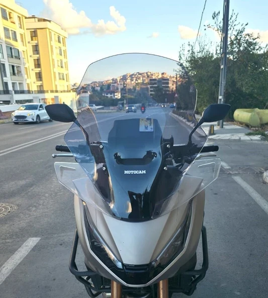 MOTOCAM Honda NT 1100 Ön Cam 2025-2026 Model 61cm Füme Renkli 4mm ürün görseli 1