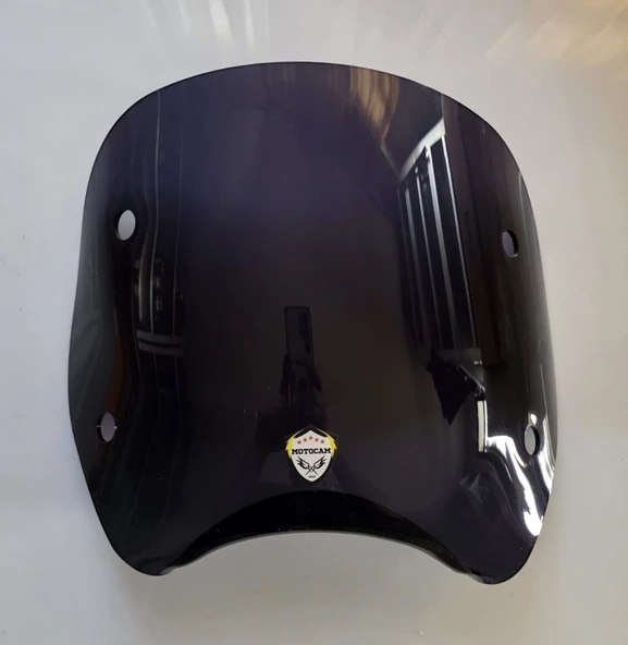 MOTOCAM Piaggio Beverly 500 Ön Cam Uzatma 2001-2007 Model 34cm Siyah Renkli 4mm APARATSIZ ürün görseli 1