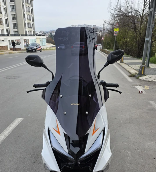 MOTOCAM SFM Lahos Ön Cam 2024-2026 Model 78cm Siyah Renkli 4mm ürün görseli 1