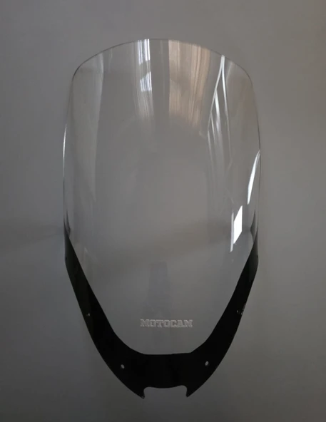 MOTOCAM SYM Joyride 125 Ön Cam 2002-2008 Model 55cm (Karbüratörlü) Şeffaf Renkli 4mm ürün görseli 1